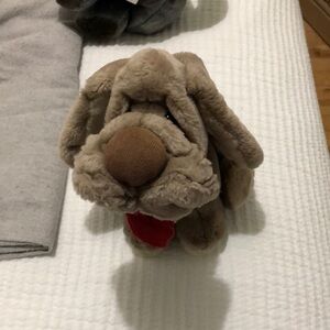 - Wrinkle plush stuffed animal toy dog